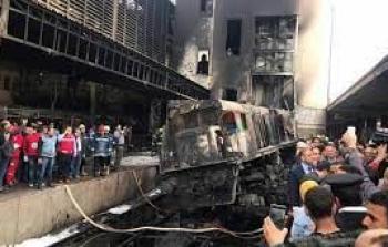 فيديو اللحظات الأولى لحادث قطار قليوب الثلاثاء 