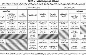 موعد امتحان الجهوي أولى باك 2023 بكالوريا المغرب