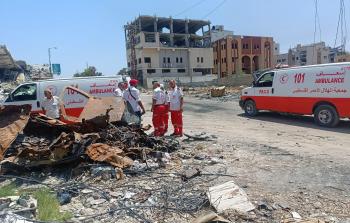 الهلال الأحمر: توقف 18 مركبة إسعاف عن العمل في قطاع غزة بسبب نفاد الوقود
