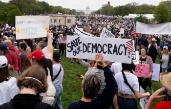 احتجاجات في لويزيانا للمطالبة بالإفراج عن الطالب الفلسطيني محمود خليل
