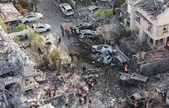 دمار في ريشون لتسيون بصاروخ إيراني