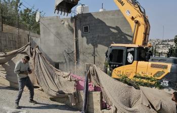 الاحتلال يجبر شقيقين على هدم منزليهما في جبل المكبر ذاتيًا