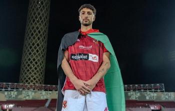 لاعب المنتخب الوطني الأول وسام أبو علي