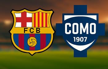 barcelona vs como مباراة برشلونة ضد كومو في كأس خوان غامبر