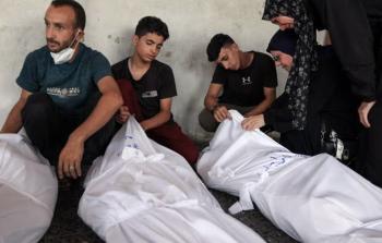 8 شهداء من عناصر تأمين المساعدات شمال غربي غزة