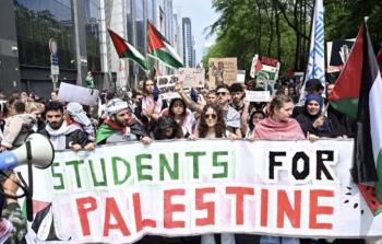 وقفة في بروكسل تطالب بفرض عقوبات على 