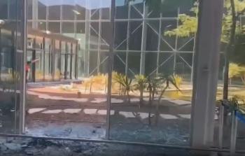 انفجار المسيرة