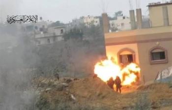 القسام تقصف تحشدات الاحتلال جنوبي خانيونس