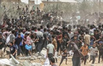 14 شهيدًا بمجزرة بحق منتظري المساعدات جنوب القطاع