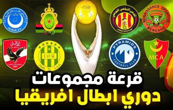 قرعة دوري أبطال إفريقيا 2025: الموعد، القنوات الناقلة وتصنيف الفرق