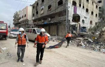 الدفاع المدني بغزة يحذر من توقف عمل مركباته