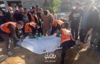 الدفاع المدني: انتشال 16 جثمانًا جنوبي مدينة غزة اليوم