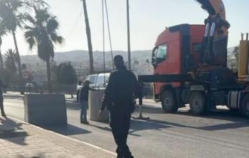 إغلاق مدخل اللقيا في النقب