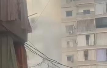 قصف الضاحية الجنوبية في بيروت