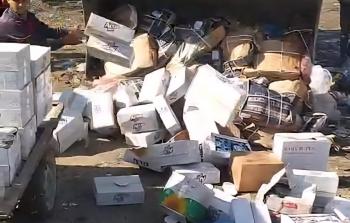 مباحث التموين تُتلف 685 طنًا من مواد غذائية فاسدة في قطاع غزة