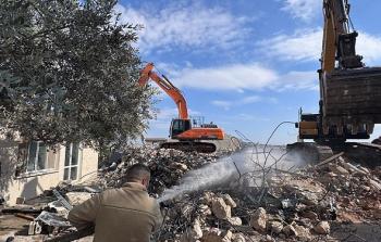 هدم في البعنة