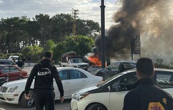 شهيد ومصابان إثر قصف إسرائيلي جنوبي لبنان