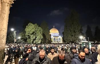 صلاة التراويح في المسجد الأقصى