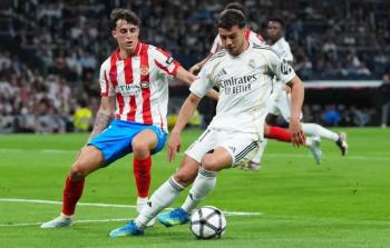 جانب من مباراة الريال وجيرونا