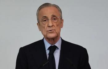 رئيس نادي ريال مدريد فلورنتينو بيريز