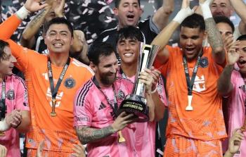 ميسي توج مع فريق إنتر ميامي بلقب كأس كامبيونيس كاب