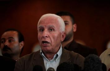 عضو اللجنة المركزية لحركة فتح مفوض العلاقات الوطنية عزام الأحمد