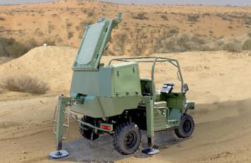 بطارية من منظومة انذار قذائف الهاون