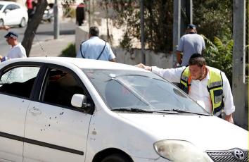 سيارة أبو صبيح التي نفذ منها الهجوم