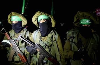 عناصر من وحدة النخبة التابعة للقسام (صفا)