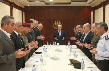 الاجتماع بعد جريمة قتل وحرق الرضيع علي دوابشة