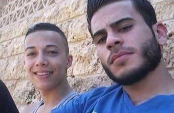 الشهيدان حسين محمد أبو غوش (17 عاما) وإبراهيم علان (22 عاما)