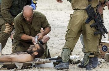 جندي أصيب خلال حرب غزة