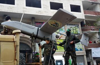 طائرة أبابيل من دون طيار من صناعة كتائب القسام