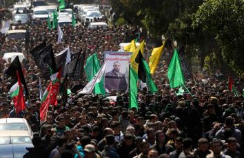 تشييع جثمان الشهيد الأسير المحرر مازن فقها بغزة