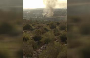 جانب من المواجهات في قفين