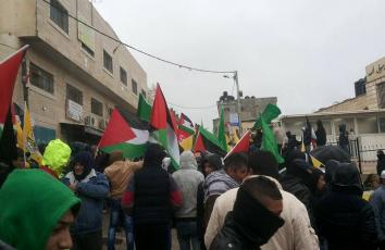 جانب من تشييع الشهداء