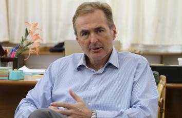 مدير عمليات وكالة غوث وتشغيل اللاجئين الفلسطينيين (أونروا) في قطاع غزة روبرت تيرنر (صفا)