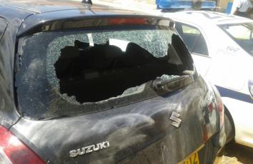 سيارة الضابط الإسرائيلي