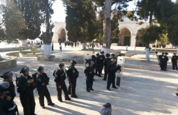 الاحتلال كثف تواجده بالاقصى والقدس