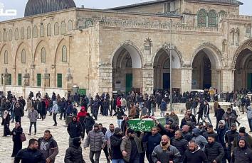من تشييع جثمان الحاجة نعيمة محمد فطافطة