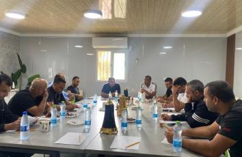 جانب من اجتماع مجلس محلي عرعرة السبت