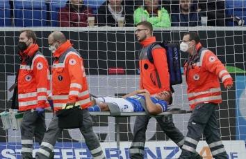 جريسشا بورميل مصابًا