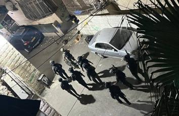 من انتشار قوات الاحتلال في مخيم شعفاط بالقدس المحتلة