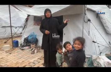 مصرية متزوجة من فلسطيني لديها 8 أطفال تعيش ظروفًا صعبة
