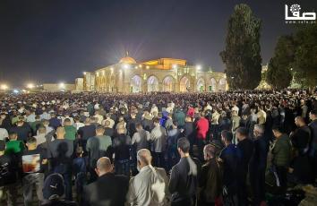 صلاة التراويح ليلة التاسع والعشرون في المسجد الأقصى المبارك