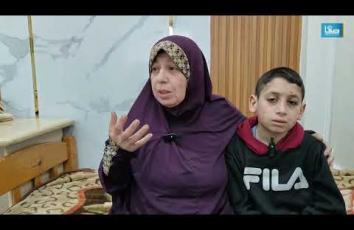 الطفل سمير سعيد المشهراوي الناجي الوحيد من عائلته