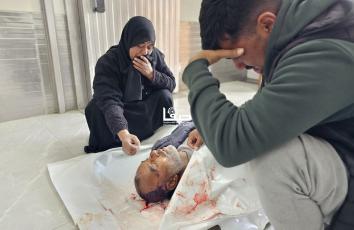 تشييع جثامين 3 شهداء في مدينة رفح جنوبي قطاع غزة