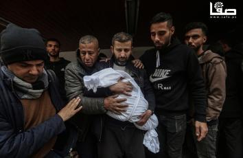 تشييع جثامين عدد من الشهداء بينهم أطفال في غزة