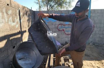 قصف تكية خيرية في خانيونس جنوبي قطاع غزة