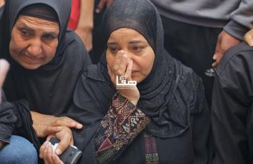 وداع شهداء ارتقوا إثر استهداف الاحتلال على خانيونس جنوبي قطاع غزة